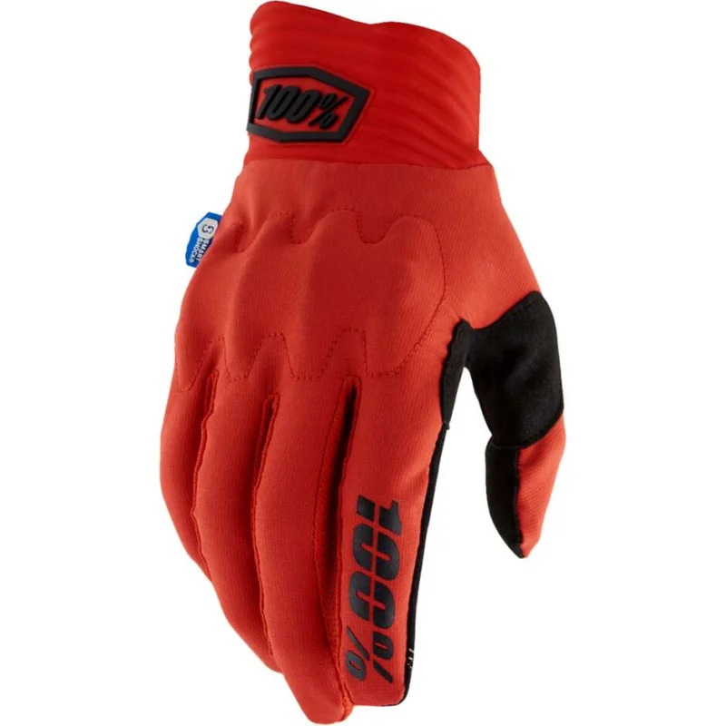Ultimissimo Modello 100% COGNITO Cross Enduro MTB Motorcycle Gloves Red Black
