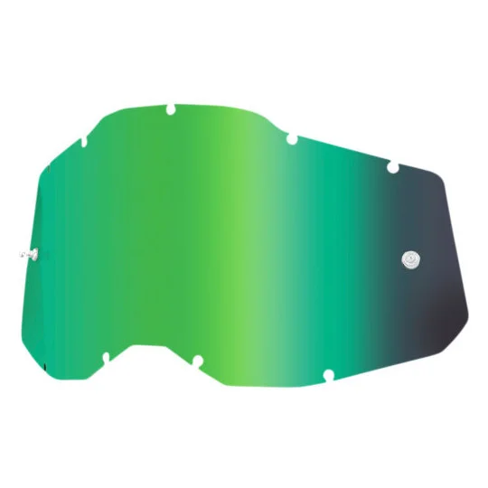 100% Green Mirror Lens for Accuri 2 / Racecraft 2 / Strata 2 Masks Esclusivo