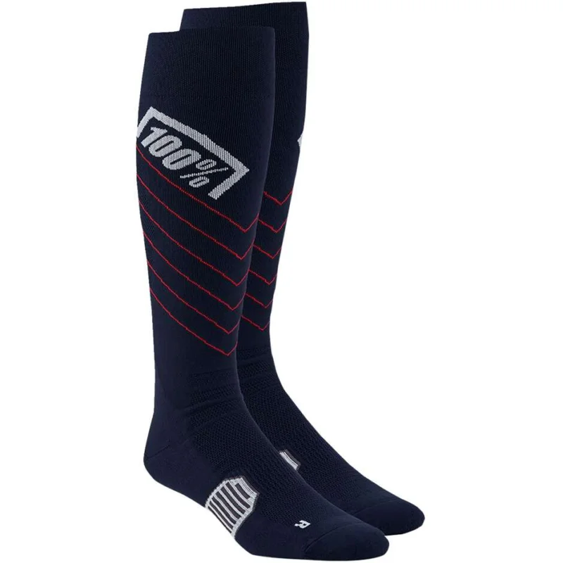 Di Tendenza 100% HI SIDE MX Long Motorcycle Socks Navy