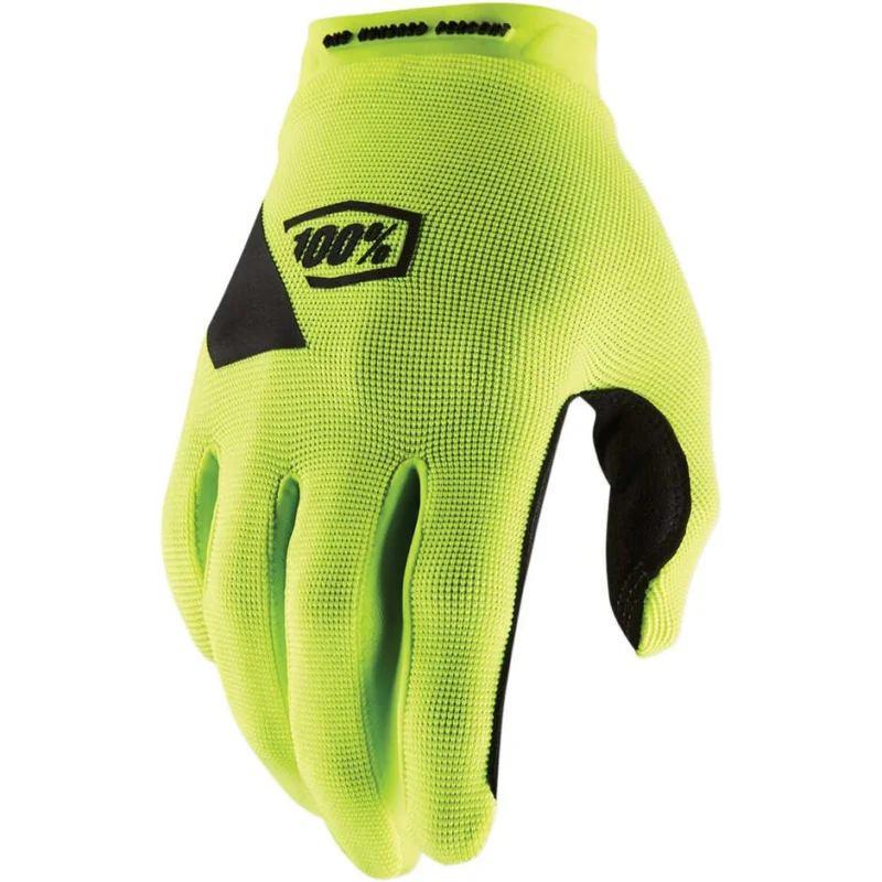 Reso Gratuito 100% LADY RIDECAMP Moto Cross Enduro MTB Gloves Fluo Yellow