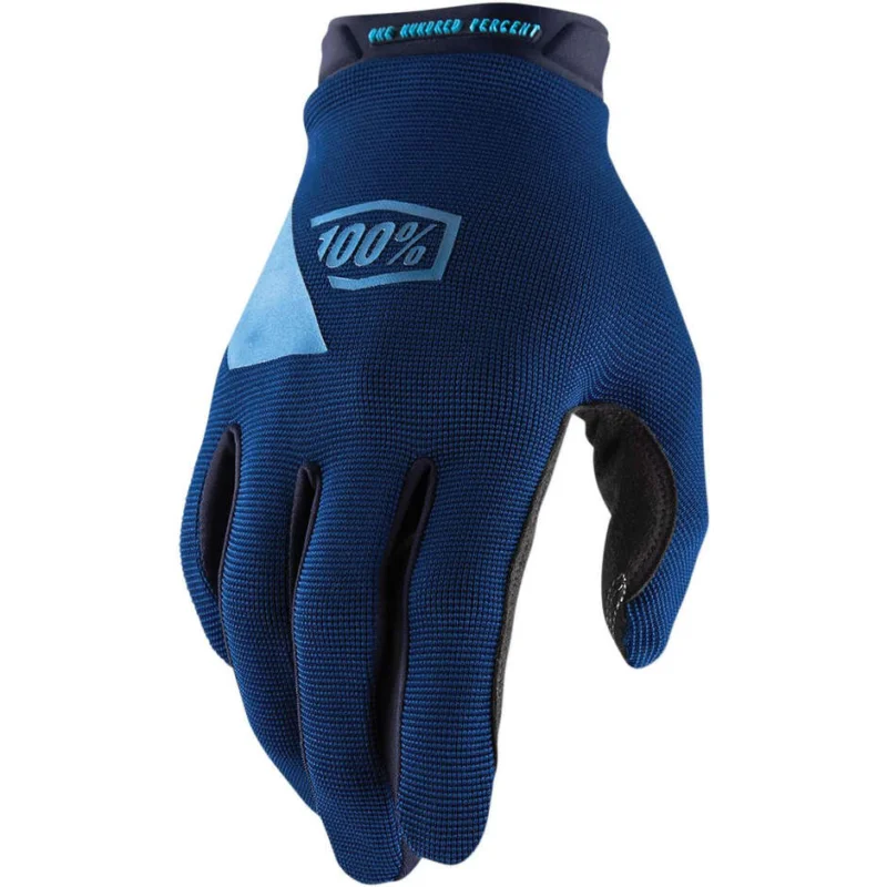 Offerta 100% LADY RIDECAMP Navy Blue Motorcycle Cross Enduro MTB Gloves