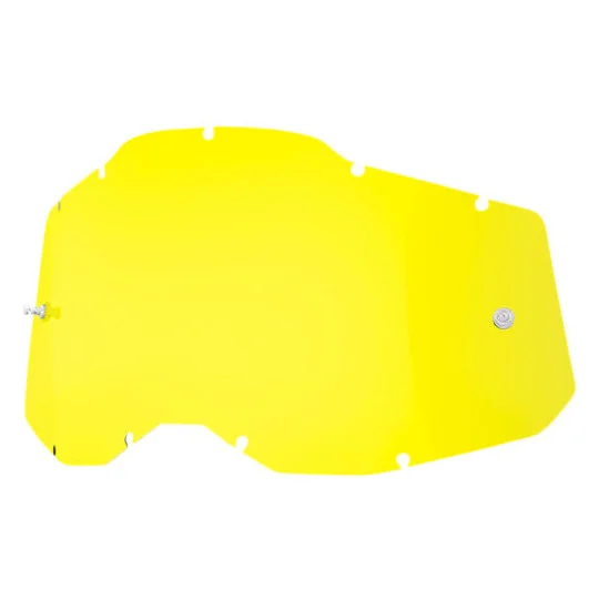 100% Yellow Lens for Accuri 2 / Racecraft 2 / Strata 2 Masks Offerta Lampo