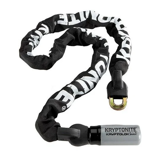 120 cm Kryptonite KRYPTOLOK Motorcycle Chain With Integrated Padlock Ultime Pezzi