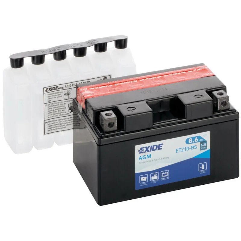 Economico 12V Motorcycle Battery - Exide Bike AGM -9 Ah - 145 A