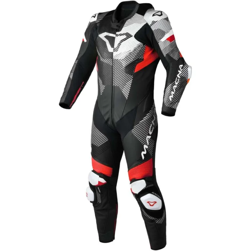 1pc Macna Ignite Motorcycle Suit Black Red White Ordina Subito