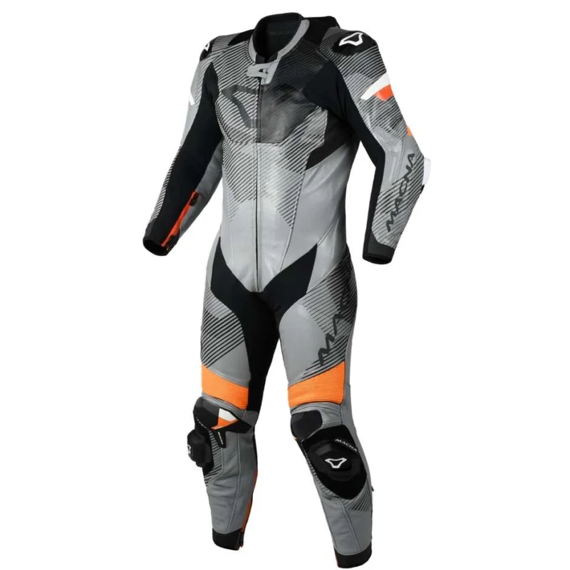 1pc Macna Ignite Motorcycle Suit Grey Black Orange Offerta