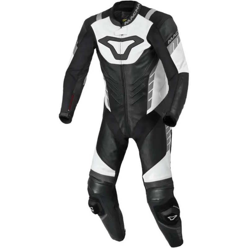 Nuovo Arrivo 1pc Macna Varshall Motorcycle Suit Black White