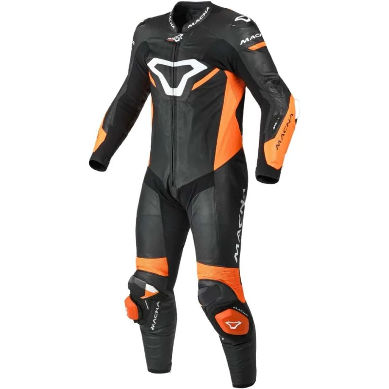Nuovo Arrivo 1pc Motorcycle Suit Macna MIZURO Black Orange