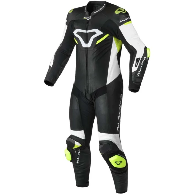 Direttamente Dal Produttore 1pc Motorcycle Suit Macna MIZURO White Yellow Fluorescent