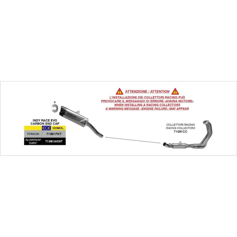 2025 Yamaha YZF R9 Racing Headers Spedizione Gratuita