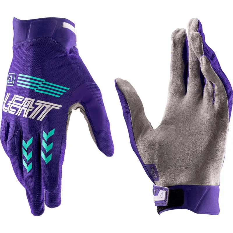 2.5 X-flow Leatt Purple Motorcycle Glove A Buon Prezzo