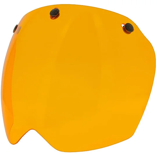 3 Buttons Orange Original Premier Face Shield For MX Models with nose Prezzo Ridotto