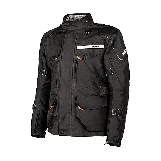 3-Layer Motorcycle Jacket Hevik Titanium Black Offerta Del Giorno