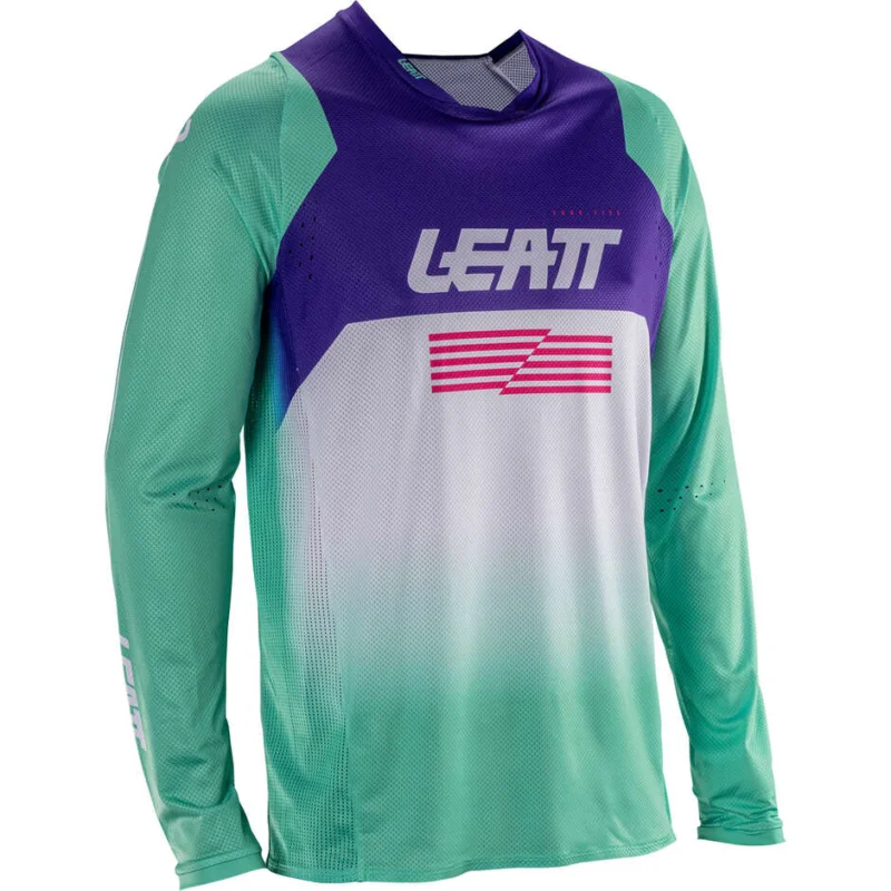 4.5 Lite V26 Leatt Purple Motorcycle Jersey Quantità Limitata