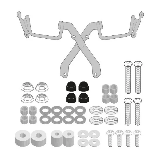 A3122A fitting kit for Givi 3122S windshield for SUZUKI GSX S1000 (21 > 24) Must-Have
