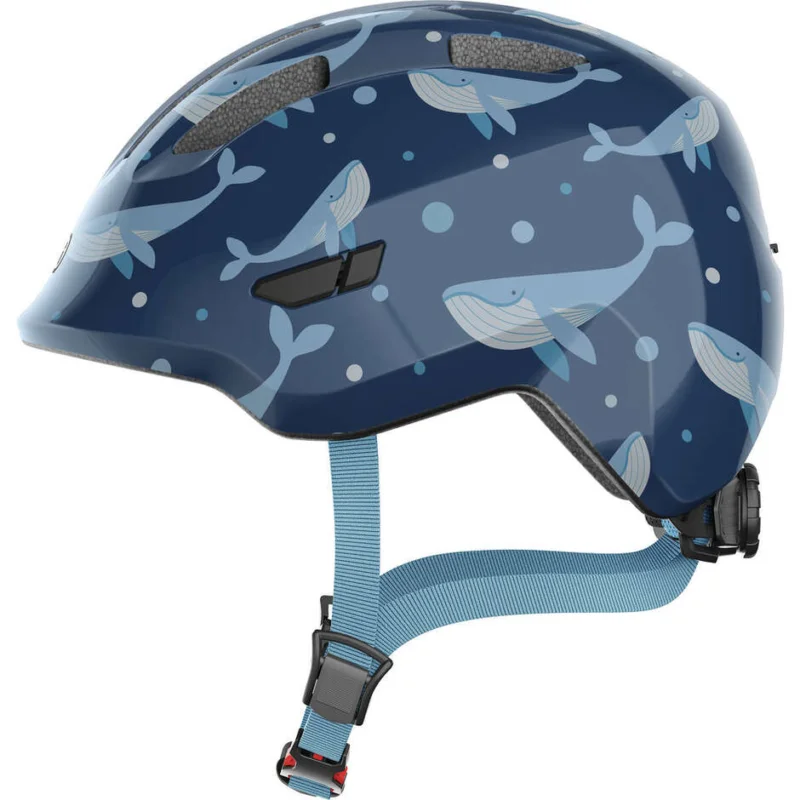 Abus Child Bike Helmet SMILEY 3.0 Blue Whale Offerta Limitata