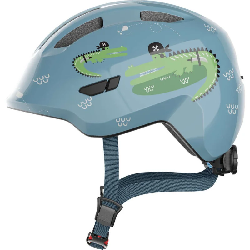 Compra Oggi Stesso Abus Child Bike Helmet SMILEY 3.0 Croco Blue
