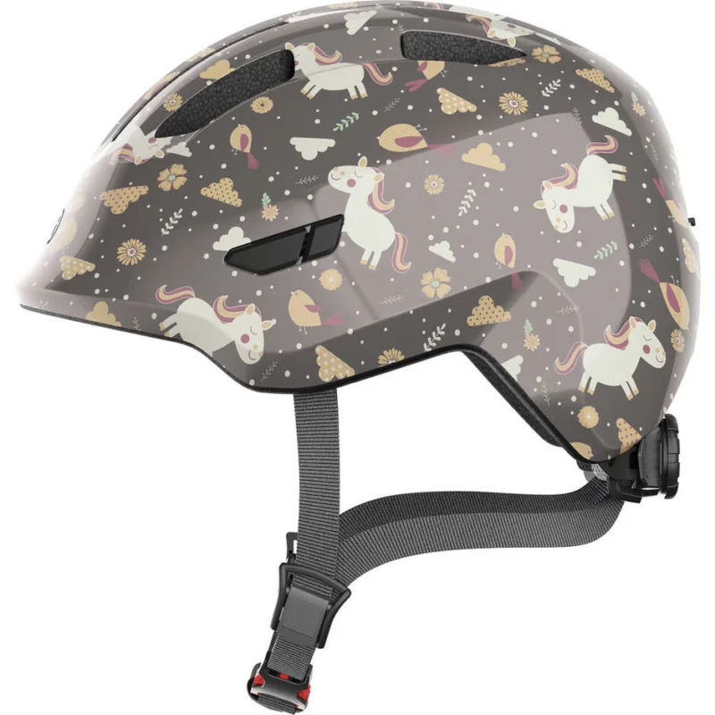 Subito Disponibile Abus Child Bike Helmet SMILEY 3.0 Gray Horse