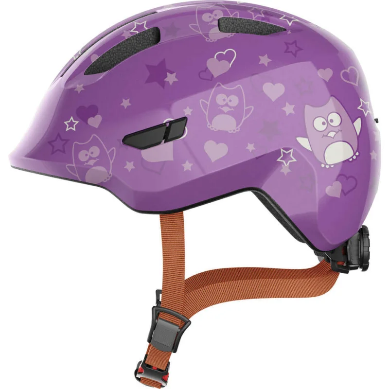 Scelto Dai Clienti Abus Child Bike Helmet SMILEY 3.0 Purple Star