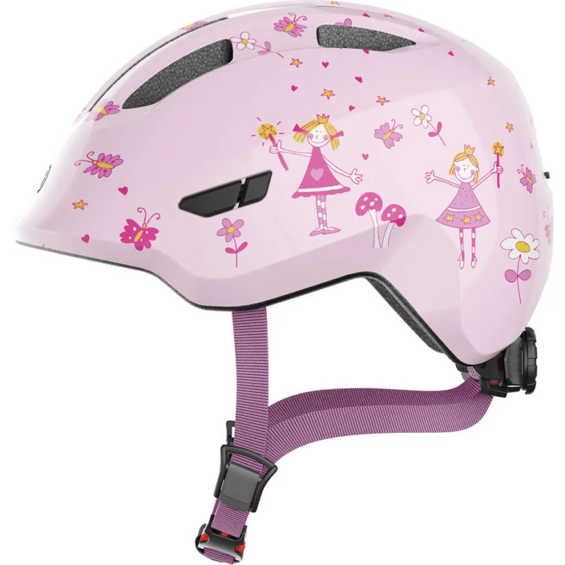 Offerta Abus Child Bike Helmet SMILEY 3.0 Rose Princess