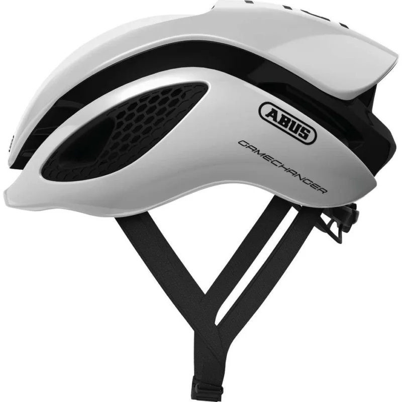 Abus Game Changer Professional White Polar Bicycle Helmet Offerta Lampo