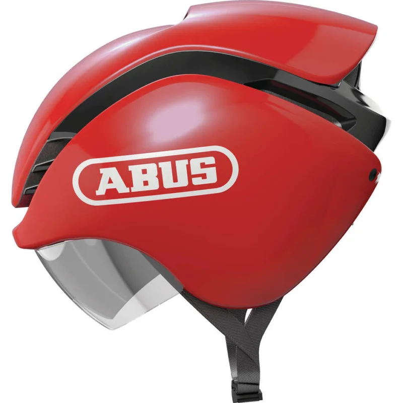 Abus GAMECHANGER TRI Blaze Red Bike Helmet Prezzo Ridotto