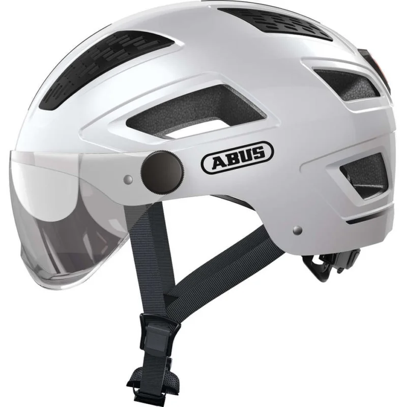 Abus Hyban 2.0 Ace Bicycle Helmet With White Polar Visor And Led Compra Online