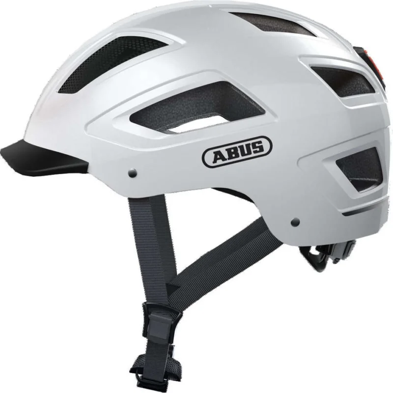 Abus Hyban 2.0 Urban Bike Helmet With White Polar Led Subito Disponibile