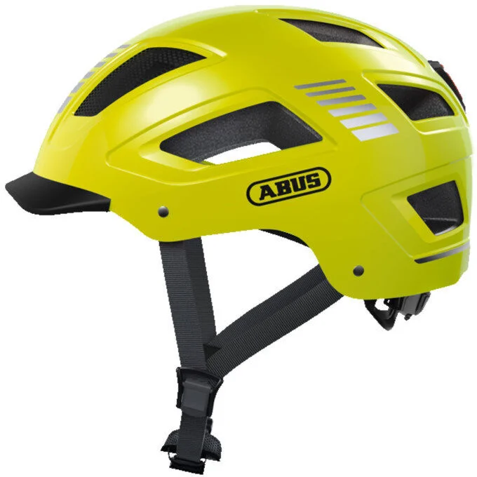 Promozione Abus Hyban 2.0 Urban Bike Helmet With Yellow Signal Led