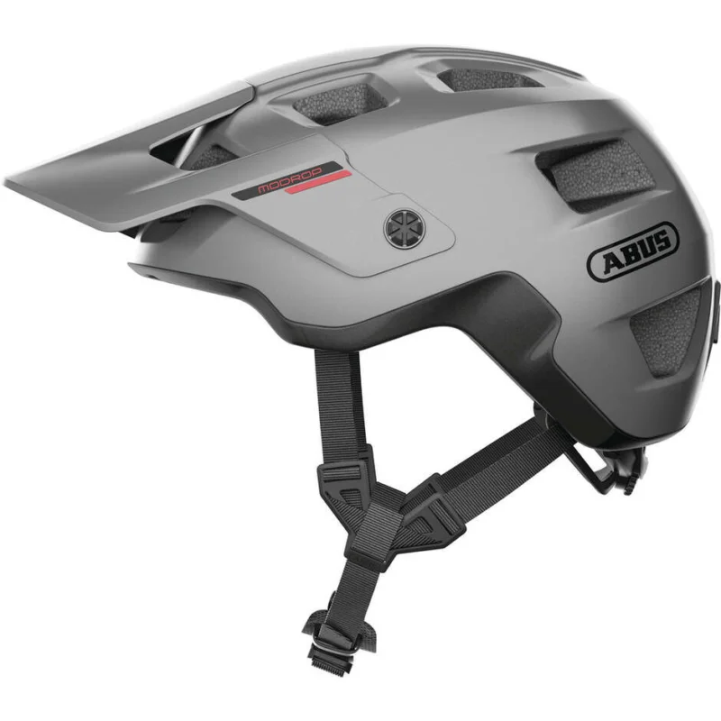Abus MTB Bike Helmet MODROP TI Silver Super Prezzo