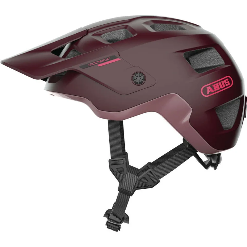 Promozione Esclusiva Abus MTB MODROP Bike Helmet Wildberry Red