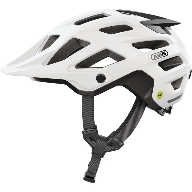 Abus MTB MOVENTOR 2.0 MIPS Shiny White Bike Helmet Ultime Pezzi