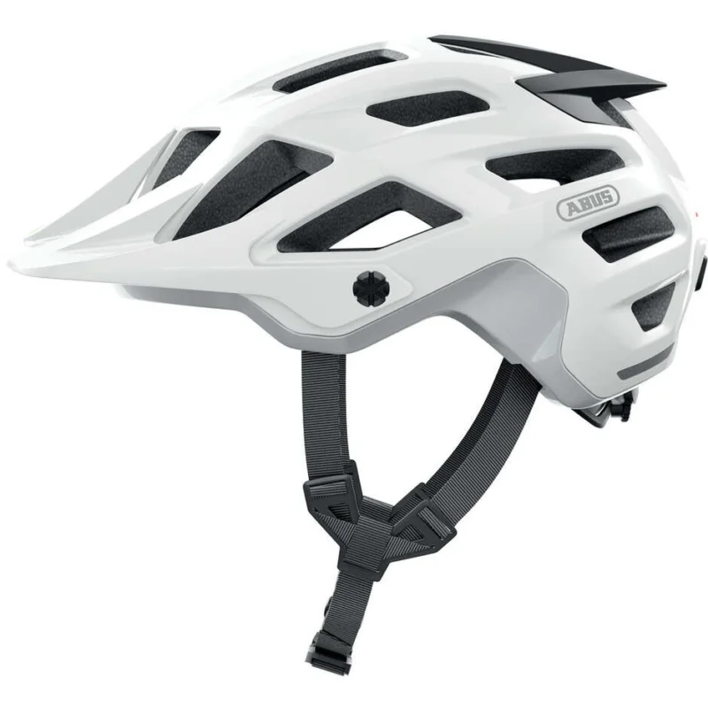 Abus MTB MOVENTOR 2.0 Shiny White Bike Helmet A Buon Prezzo