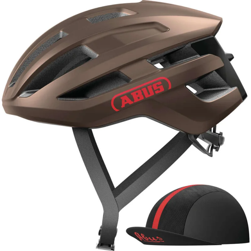 Bestseller Abus Road Bike Helmet POWERDOME ACE Metallic Copper
