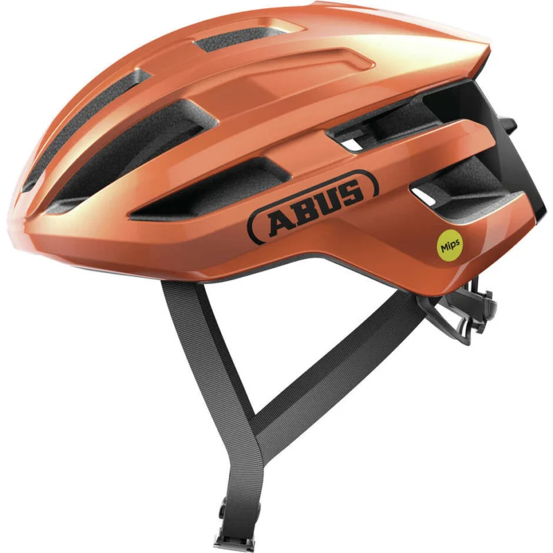 Abus Road Bike Helmet POWERDOME MIPS Goldfish Orange Promozione Esclusiva