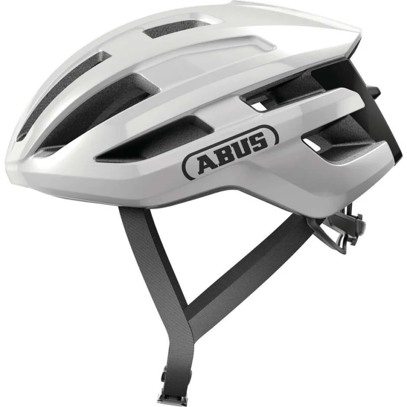 Abus Road Bike Helmet POWERDOME Shiny White Prezzo Conveniente