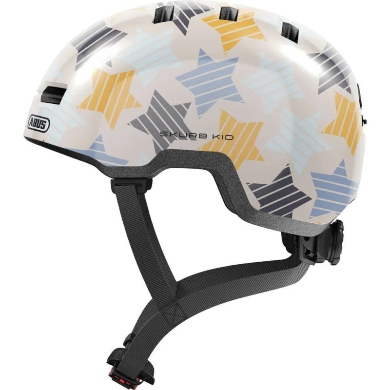 Abus SKURB KID Gray Stars Child Bike Helmet Offerta Lampo