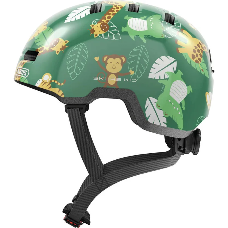 Offerta Speciale Abus SKURB KID Green Jungle Child Bike Helmet