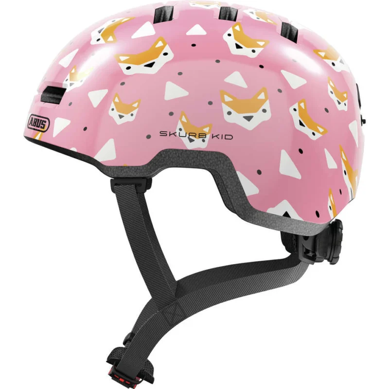 Abus SKURB KID Rose Foxes Child Bike Helmet Spedizione Espresso