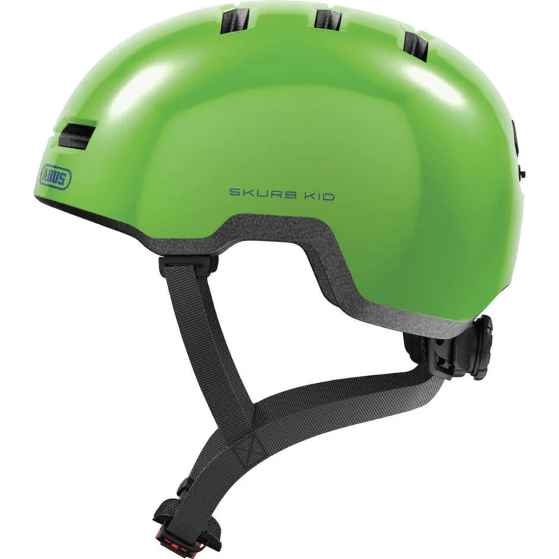 Consegna Rapida Abus SKURB KID Shiny Green Child Bike Helmet