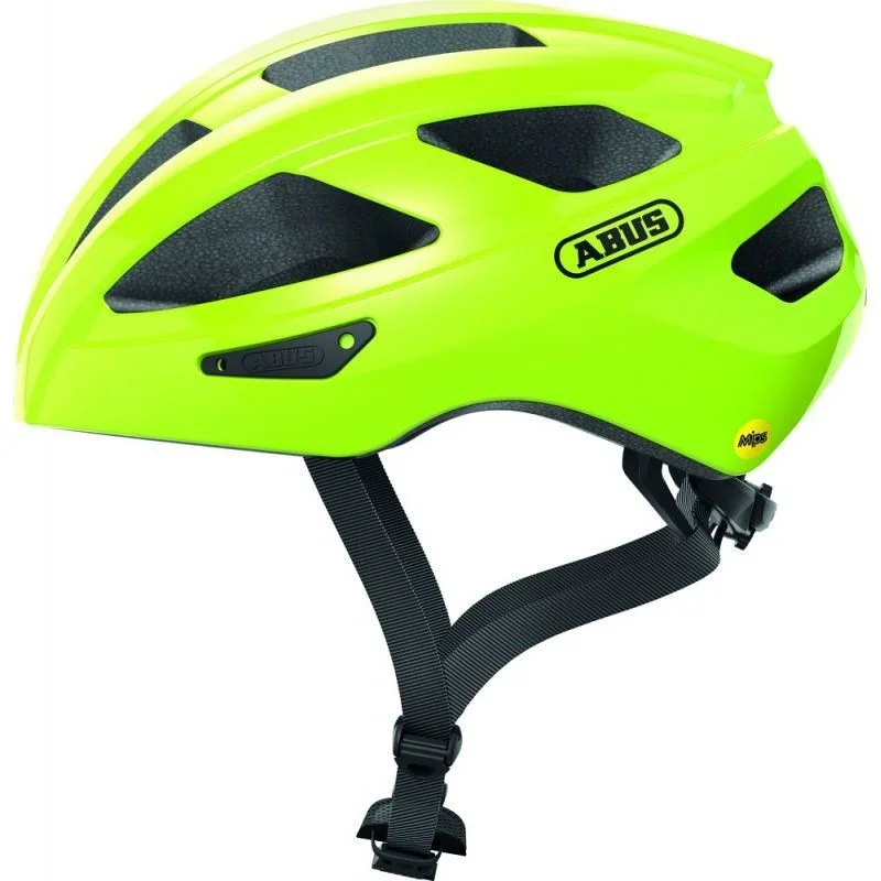 Abus Strada All Round Macator Mips Bicycle Helmet Fluo Yellow Economico