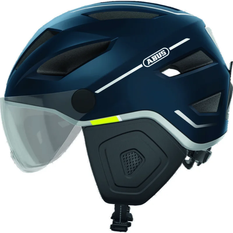 Abus Urban Pedelec 2.0 Ace Bicycle Helmet With Visor and Night Blue Led Compra Adesso