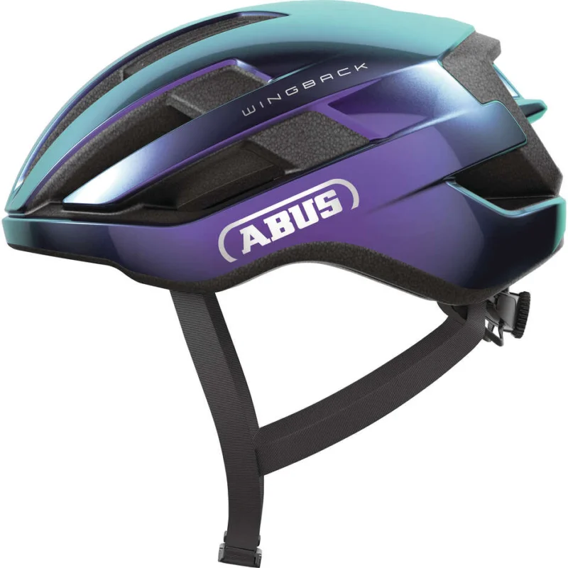 Abus WINGBACK Flip Flop Purple Bike Helmet Reso Gratuito