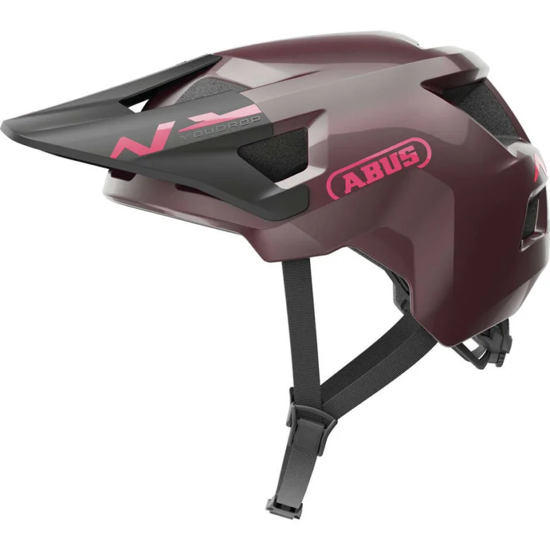Abus YOUDROOP Children's MTB Bike Helmet Red Direttamente Dal Produttore