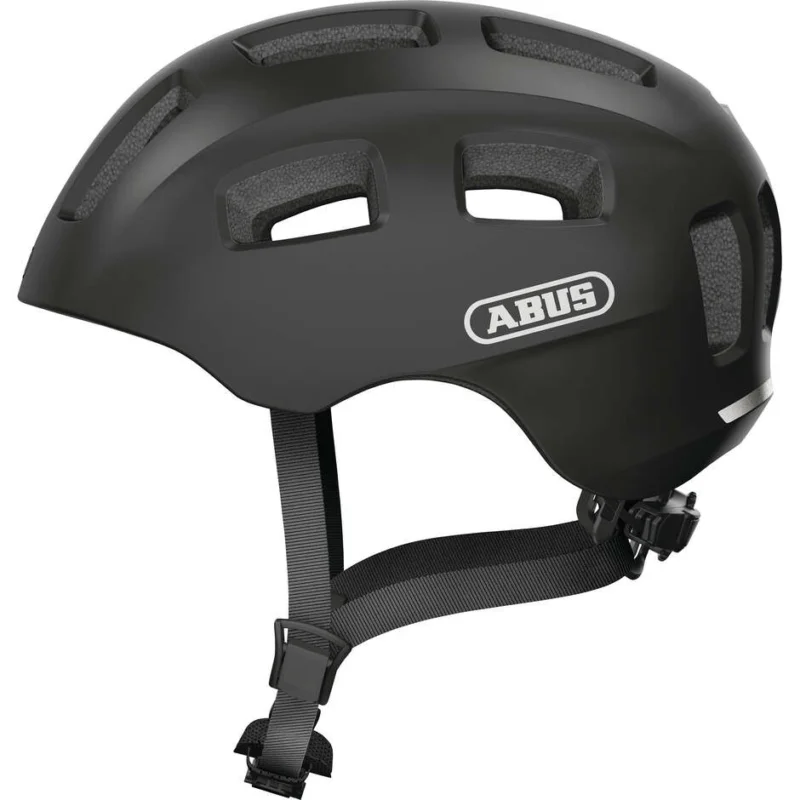 Abus YOUN-I 2.0 Velvet Children's Bike Helmet Black Solo Oggi