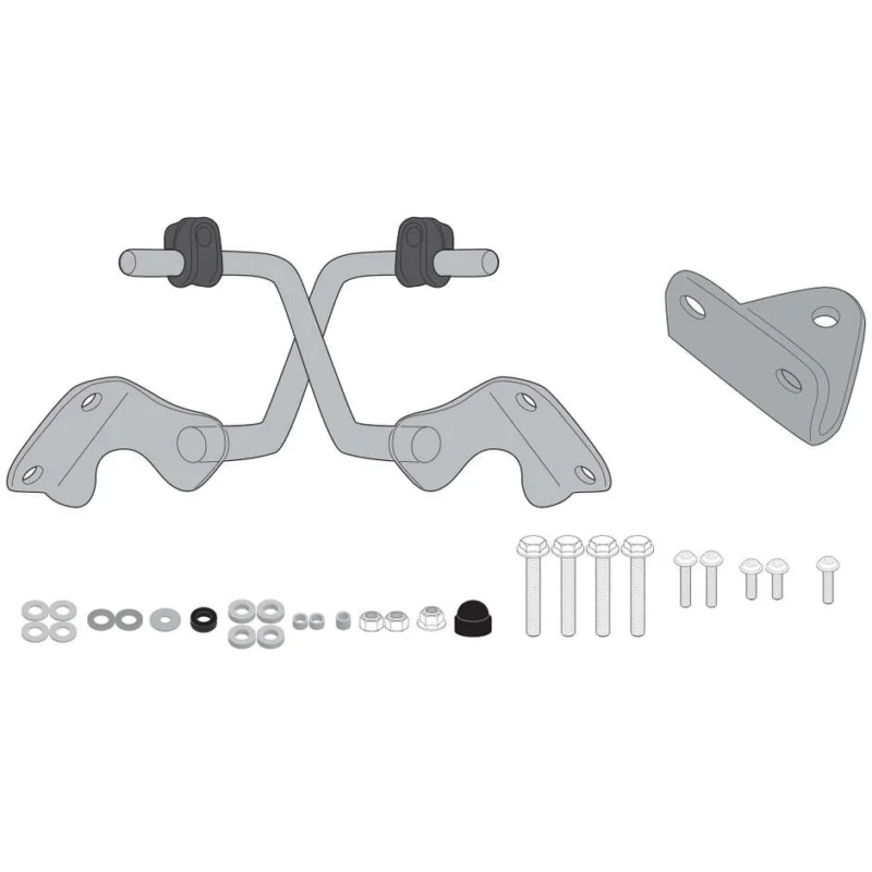 Prezzo Ridotto AC4134A fitting kit for Givi A802 windshield Givi Specific for KAWASAKI Eliminator 500 (24)