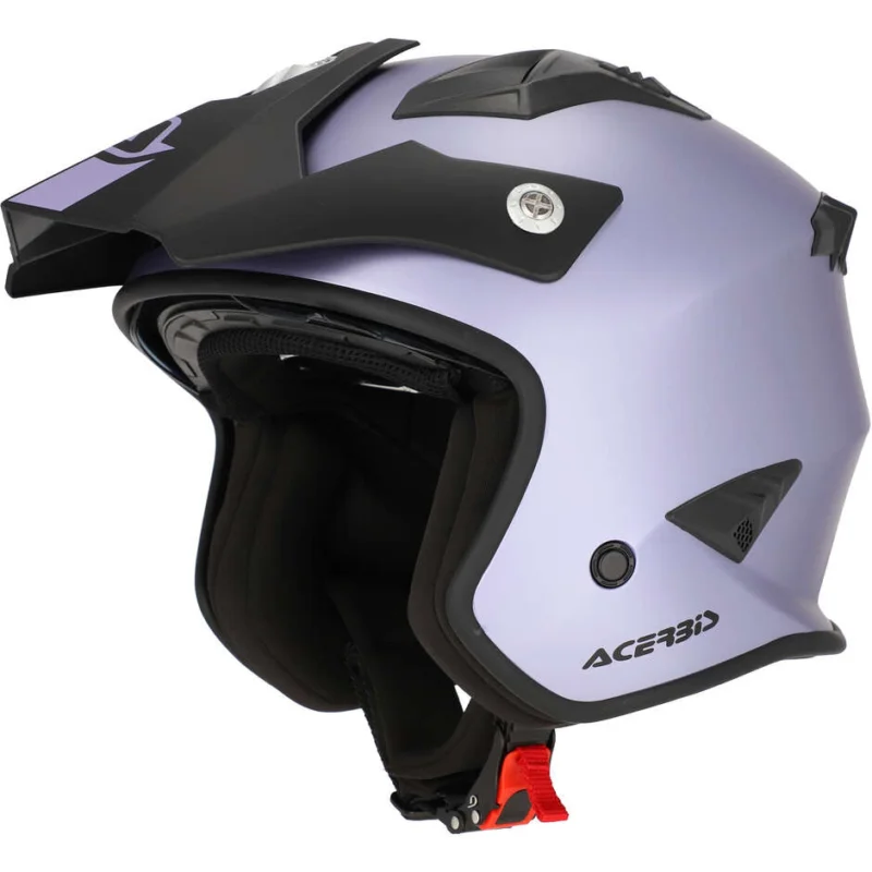 Acerbis ARIA 2206 Jet Motorcycle Helmet Metallic Purple Ordina Subito