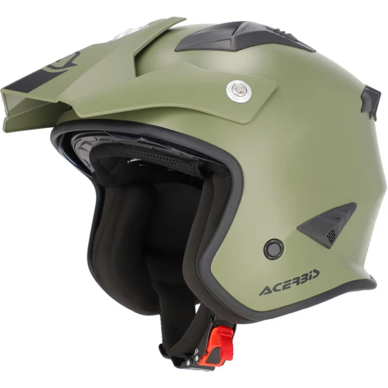 Prezzo Conveniente Acerbis Aria 2206 Military Green Jet Motorcycle Helmet