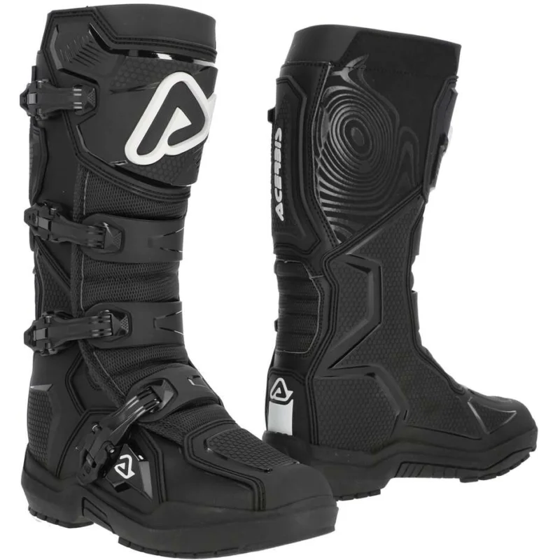 A Buon Prezzo ACERBIS ARTIGLIO Motocross Enduro Boot Black White