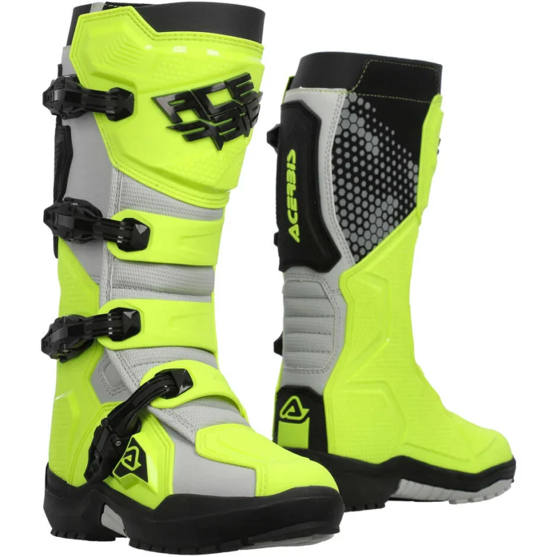 Sconto ACERBIS ARTIGLIO Motocross Enduro Boot Yellow Fluo White